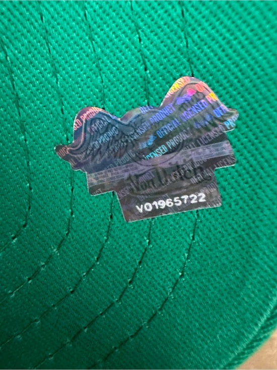 NWT Authentic Von Dutch Green & Black Trucker Hat ~ with authentic hologram! main image 5
